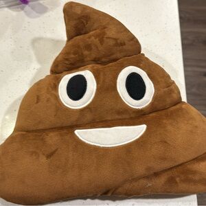 Plush Poop Emoji Stuffed Animal - Brown